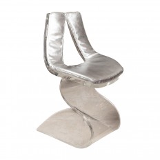 Sculptural lucite chair